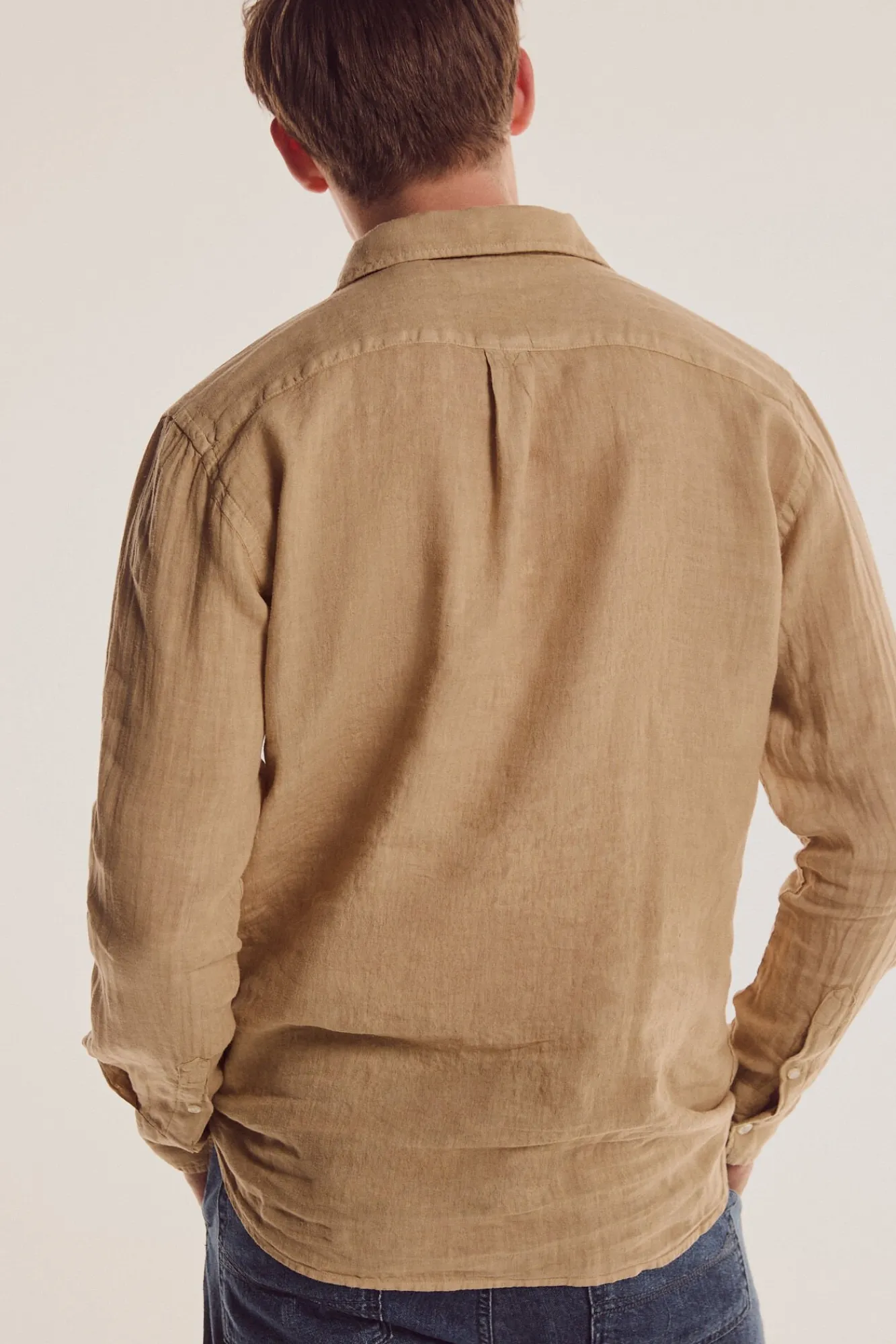 Camisa Polera De Lino Lisa^Pedro del Hierro Best