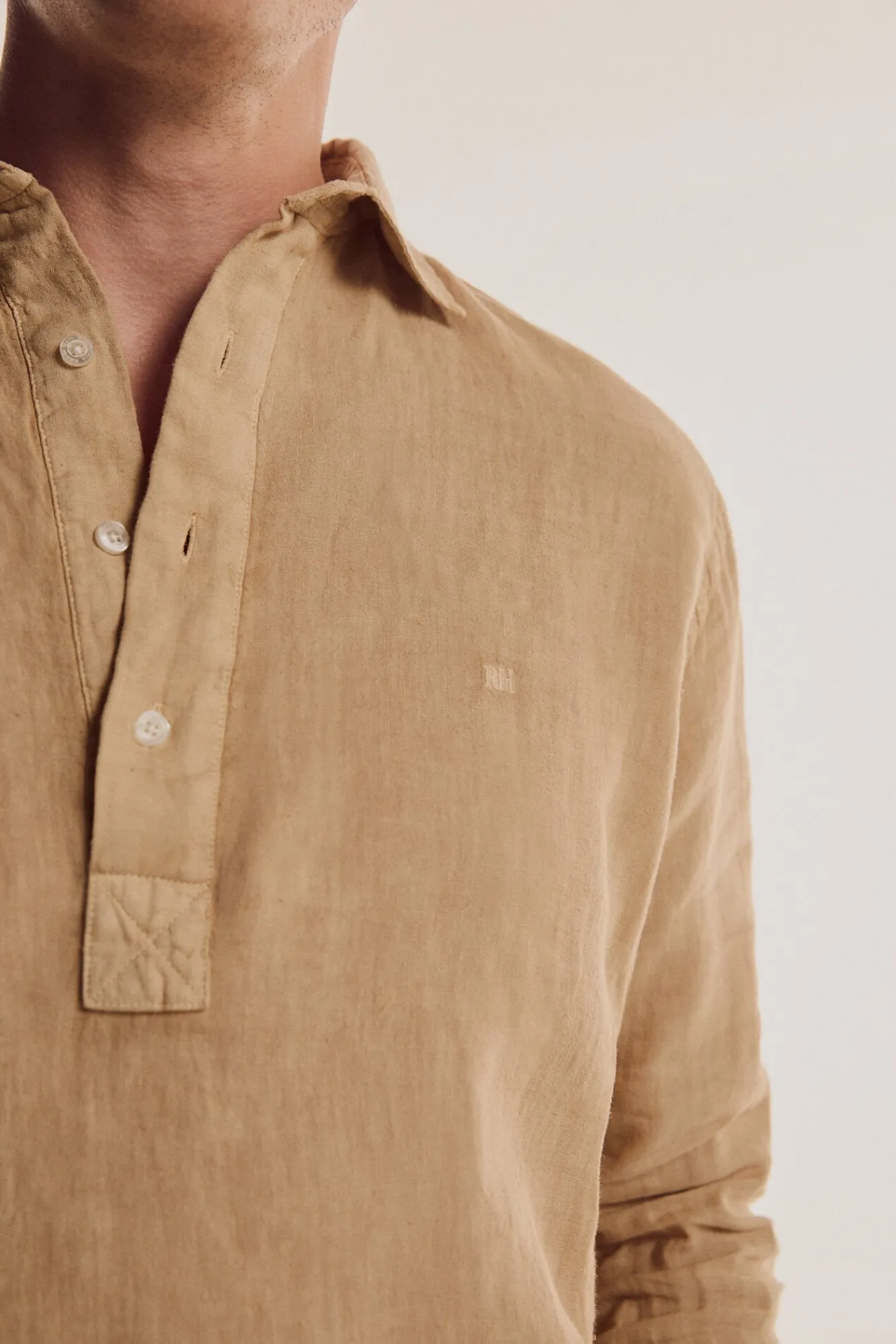 Camisa Polera De Lino Lisa^Pedro del Hierro Best