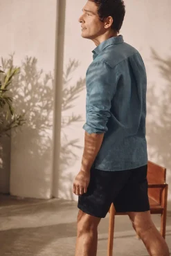 Camisa Polera Lino Manga Larga^Ooto Hot