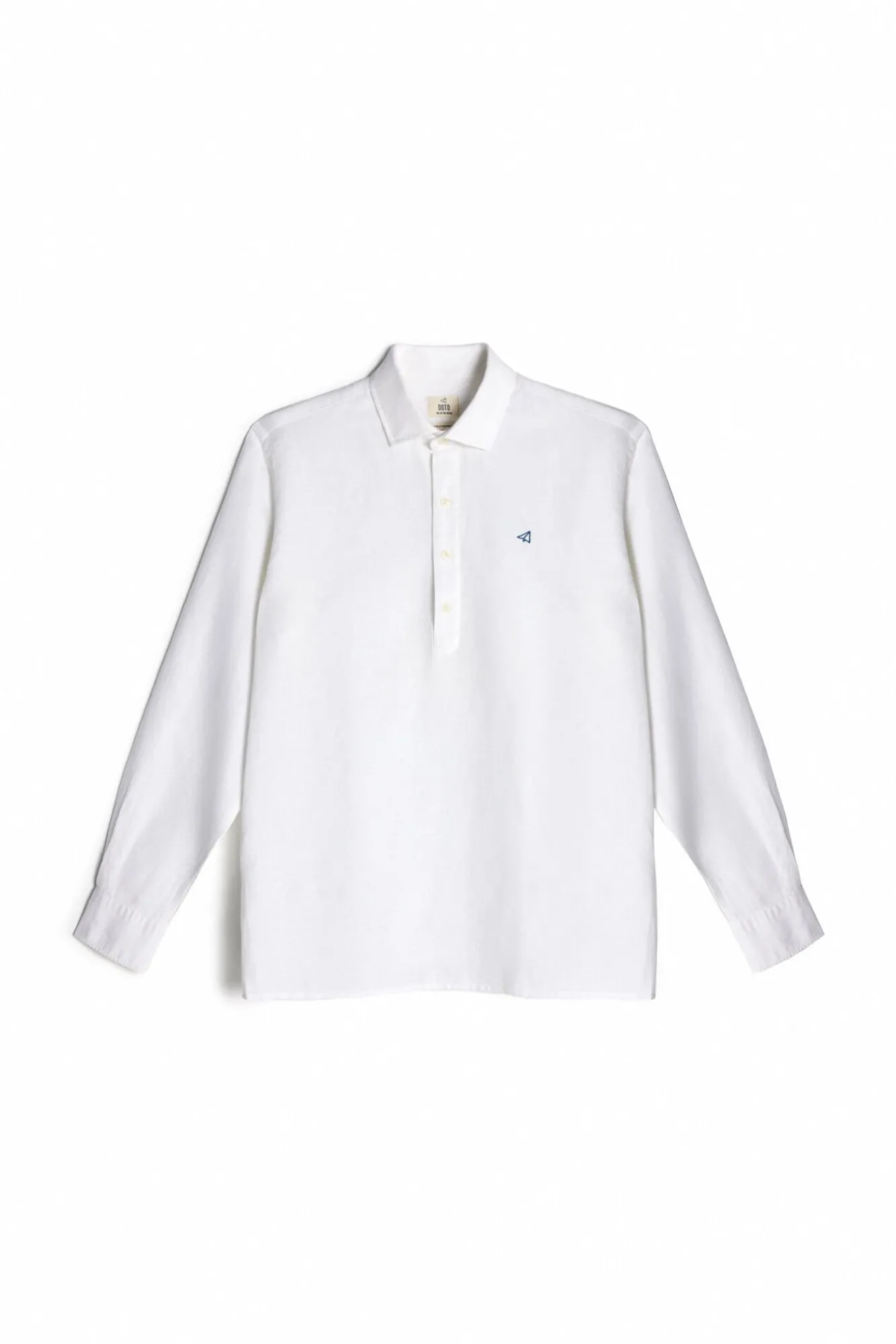 Camisa Polera Lino Manga Larga^Ooto Cheap