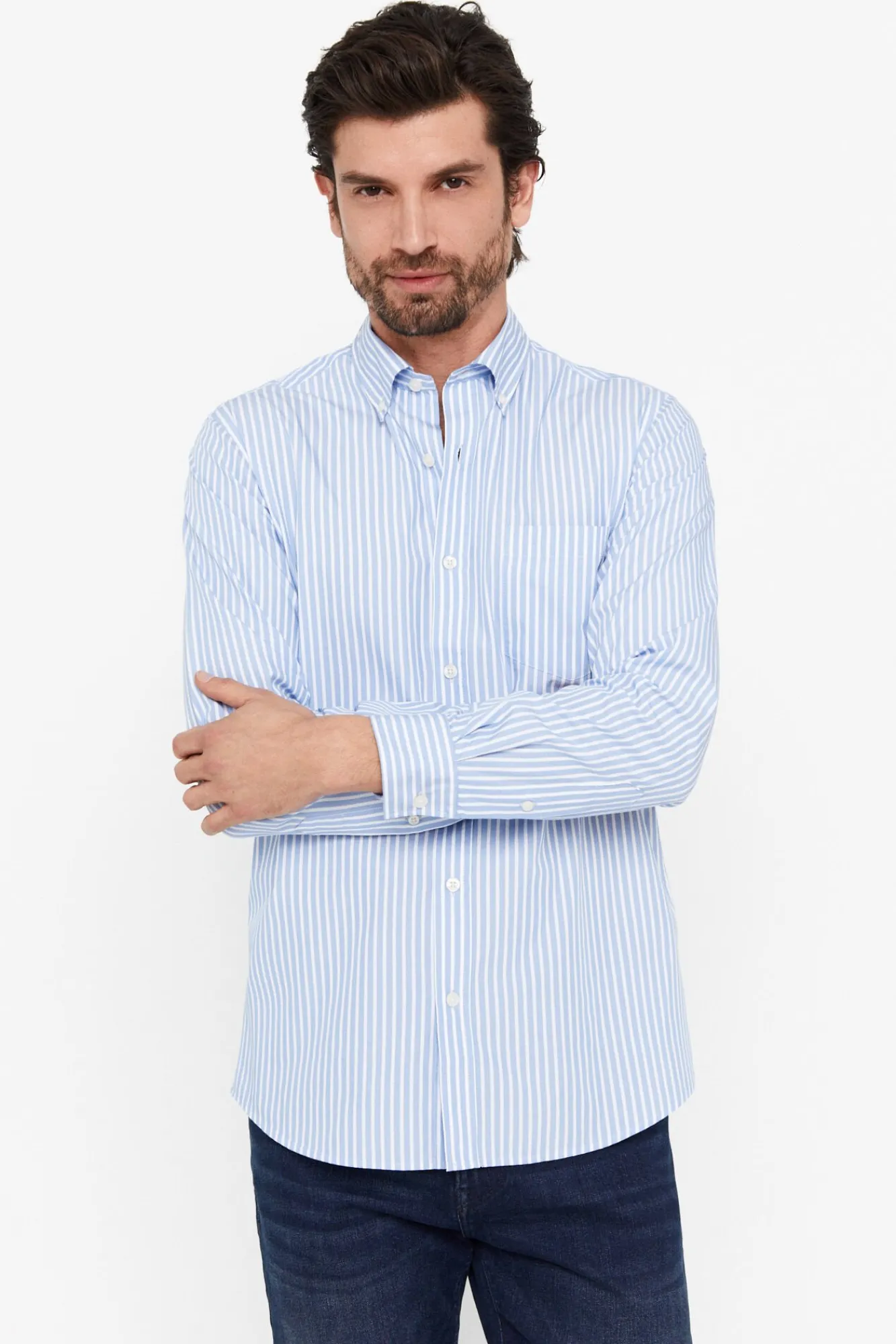 Camisa Rayas Coolmax^Cortefiel Discount