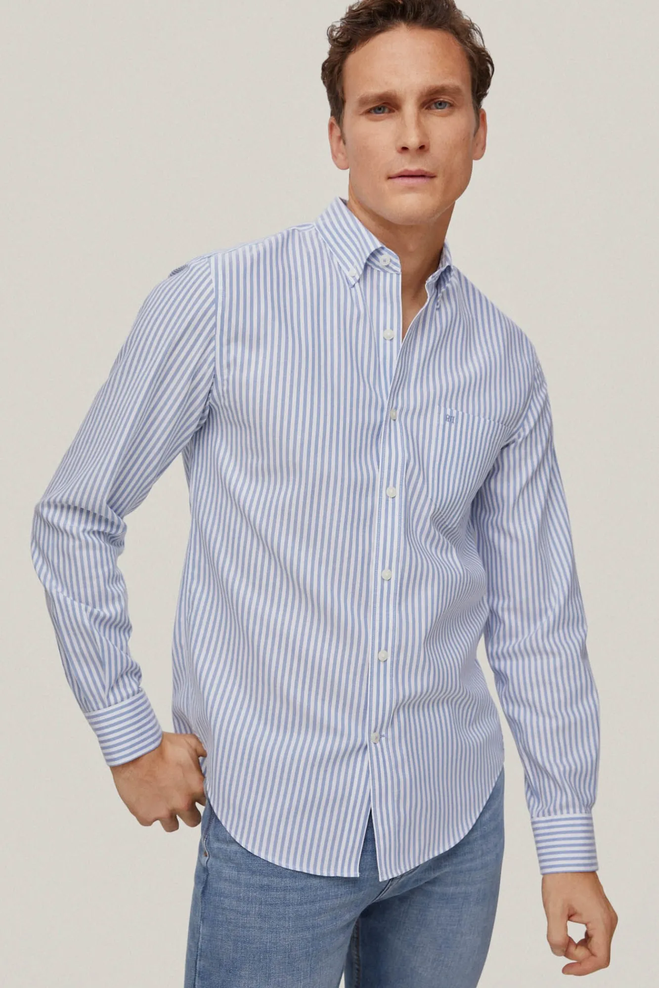 Camisa Rayas Non Iron + Antimanchas^Pedro del Hierro Clearance