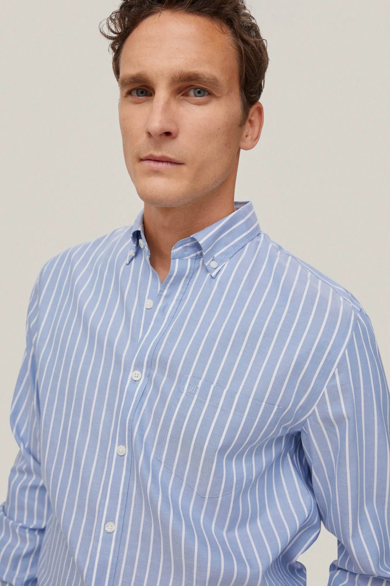 Camisa Rayas Non Iron + Antimanchas^Pedro del Hierro Store