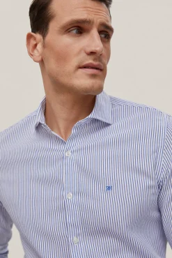 Camisa Rayas Slim Fit Facil Plancha + Antiolor^Pedro del Hierro New