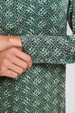 Camisa Satinada Estampada Viscosa^Esprit Store