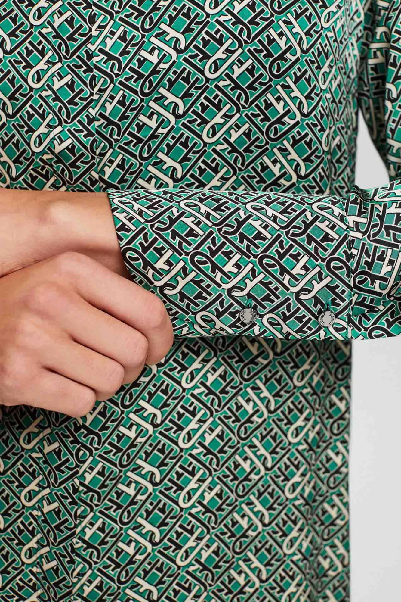 Camisa Satinada Estampada Viscosa^Esprit Store