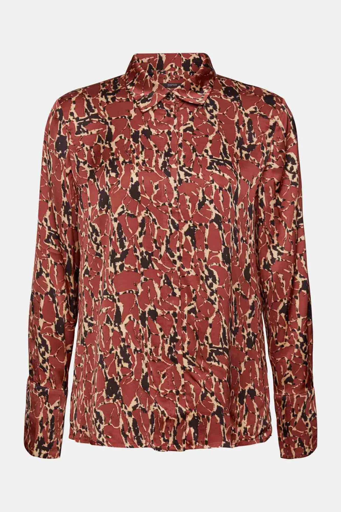 Camisa Satinada Estampada Viscosa^Esprit Online