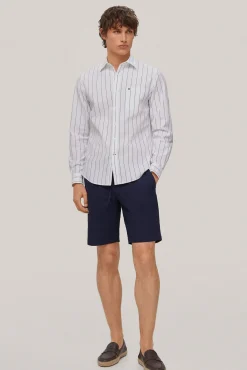 Camisa Seersucker Rayas Manga Larga^Pedro del Hierro Hot