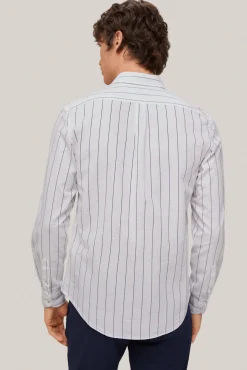 Camisa Seersucker Rayas Manga Larga^Pedro del Hierro Hot