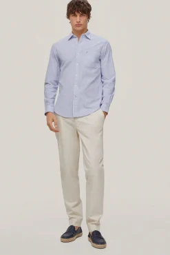 Camisa Seersucker Rayas Manga Larga^Pedro del Hierro Shop