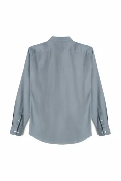 Camisa Slim Lino Manga Larga ^Ooto Clearance