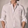 Camisa Slim Lisa Manga Larga ^Ooto Best Sale