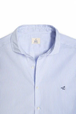 Camisa Slim Mil Rayas Manga Larga ^Ooto Hot