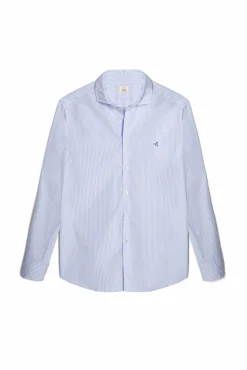 Camisa Slim Mil Rayas Manga Larga ^Ooto Hot