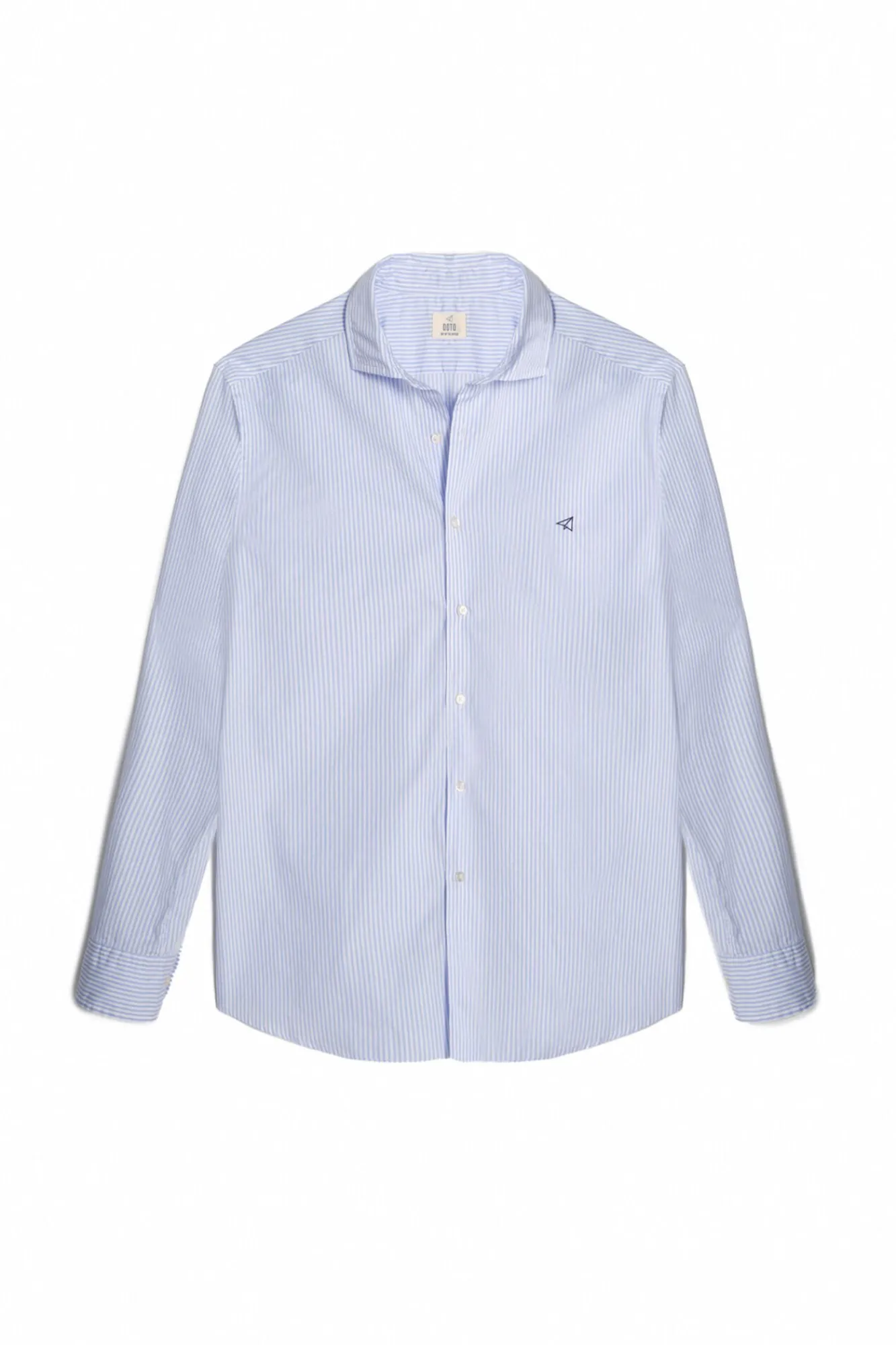 Camisa Slim Mil Rayas Manga Larga ^Ooto Hot