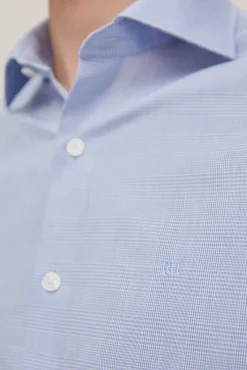 Camisa Vestir Cuadro Gales Non Iron + Antimanchas^Pedro del Hierro Online