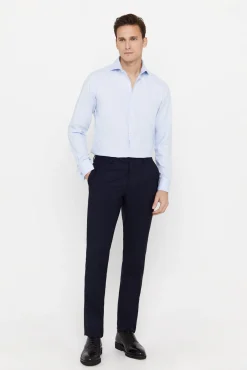 Camisa Vestir Estructura Lisa Puno Gemelos Facil Plancha^Cortefiel Sale
