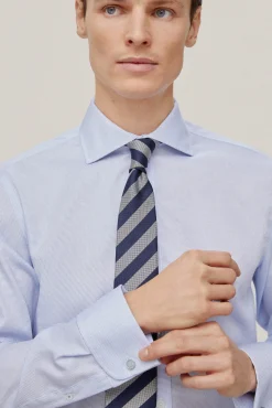 Camisa Vestir Gemelos Estructura Lisa Non Iron + Antimanchas^Pedro del Hierro Best