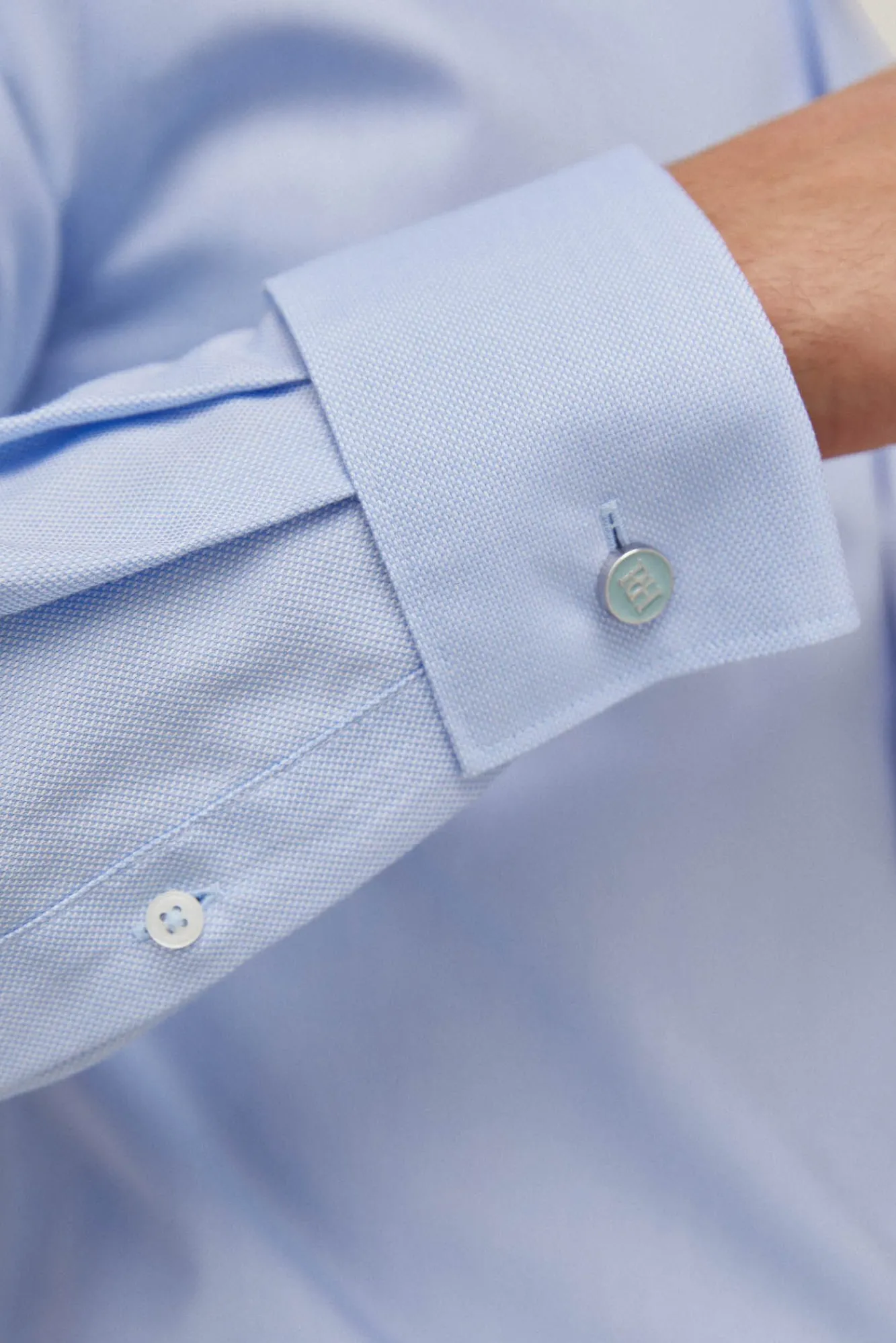 Camisa Vestir Gemelos Estructura Lisa Non Iron + Antimanchas^Pedro del Hierro Sale