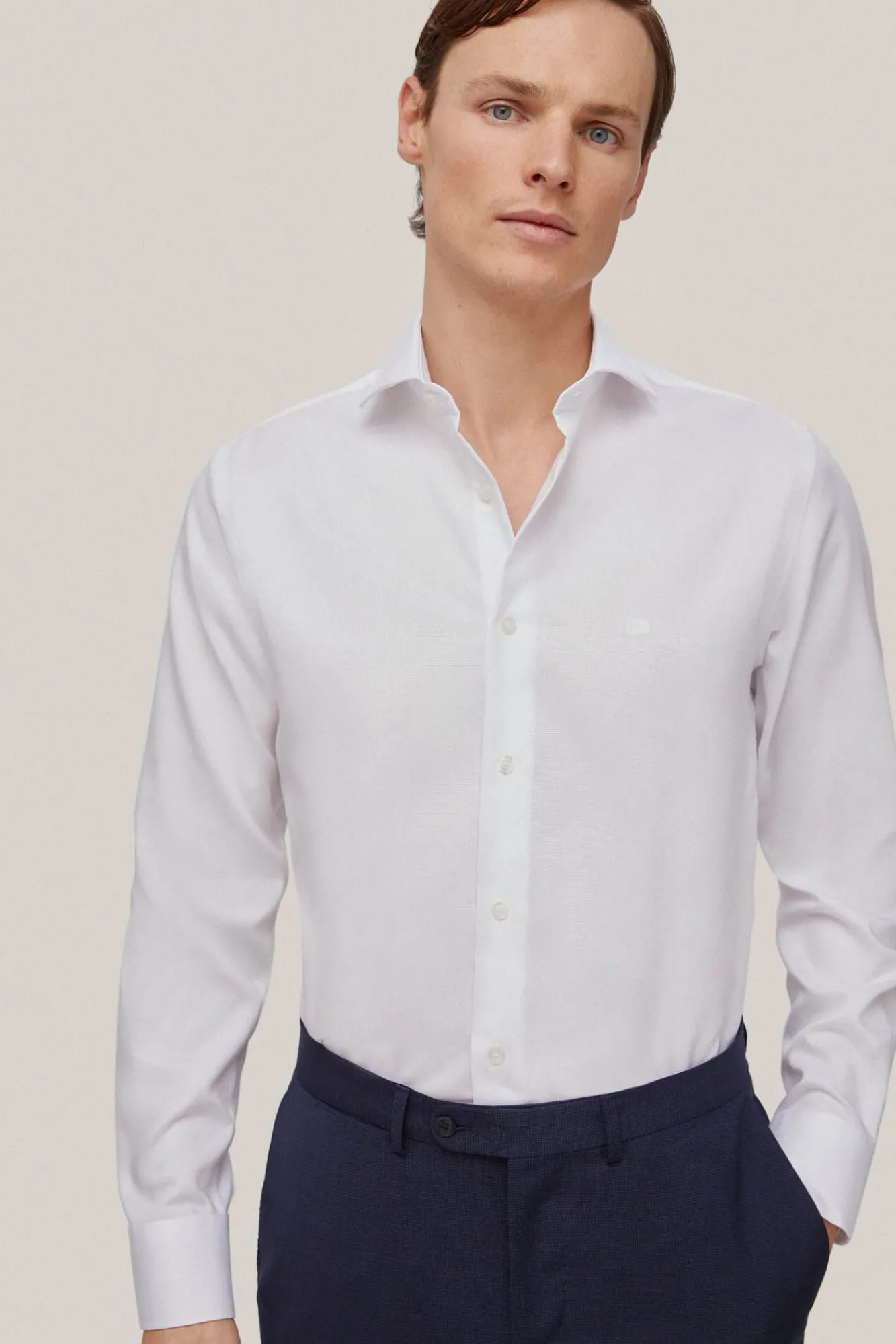 Camisa Vestir Lisa Estructura Non Iron + Antimanchas^Pedro del Hierro Best