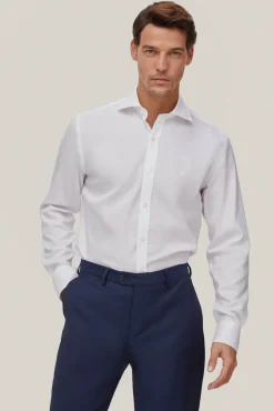 Camisa Vestir Pinpoint Liso Non Iron + Antimanchas^Pedro del Hierro New