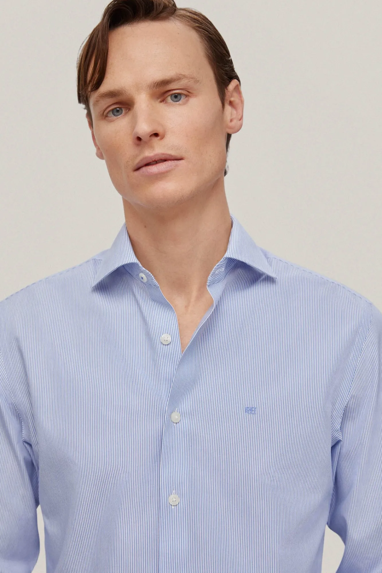Camisa Vestir Raya Fina Non Iron + Antimanchas^Pedro del Hierro Hot