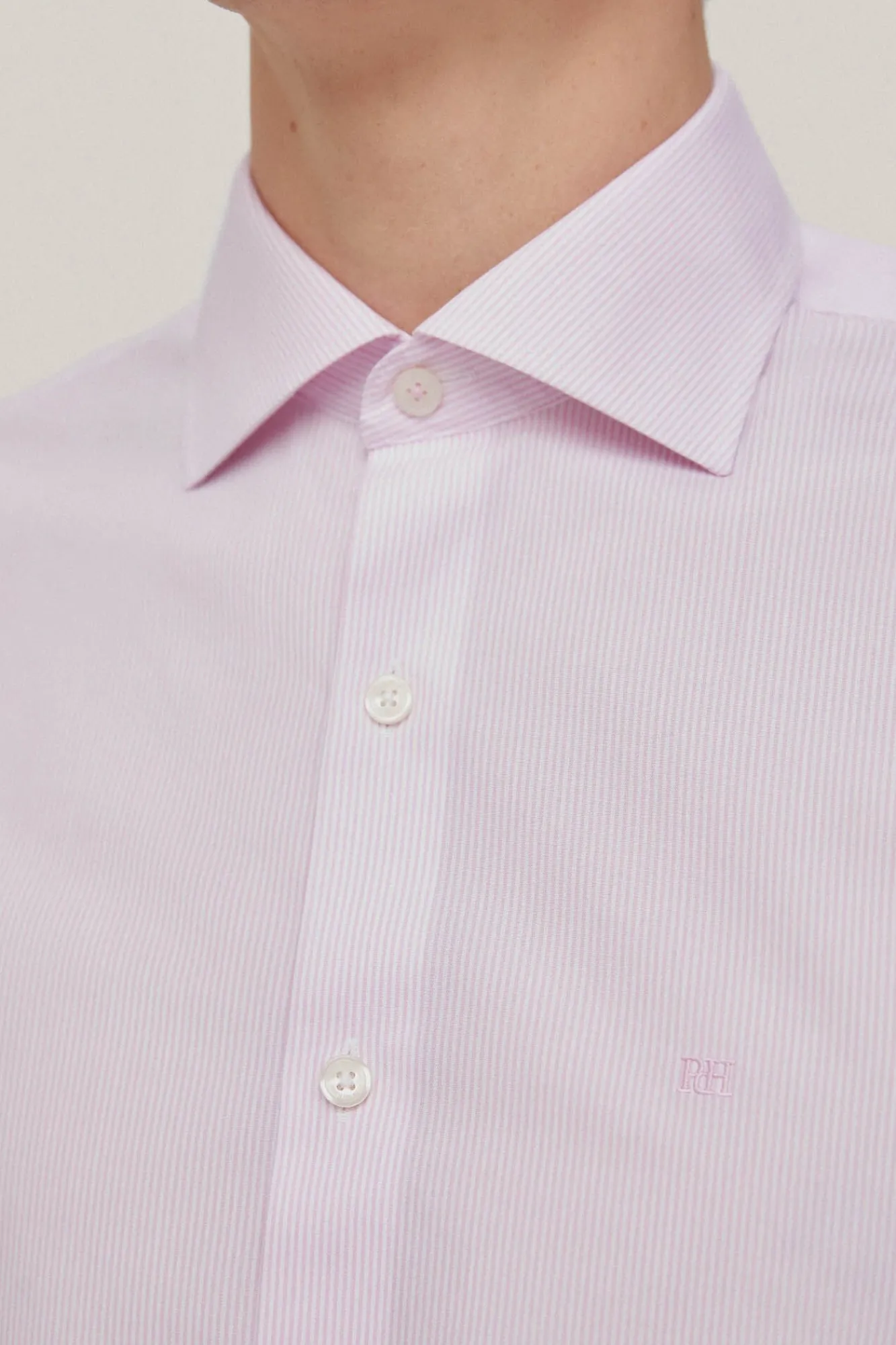 Camisa Vestir Raya Fina Non Iron + Antimanchas^Pedro del Hierro Fashion