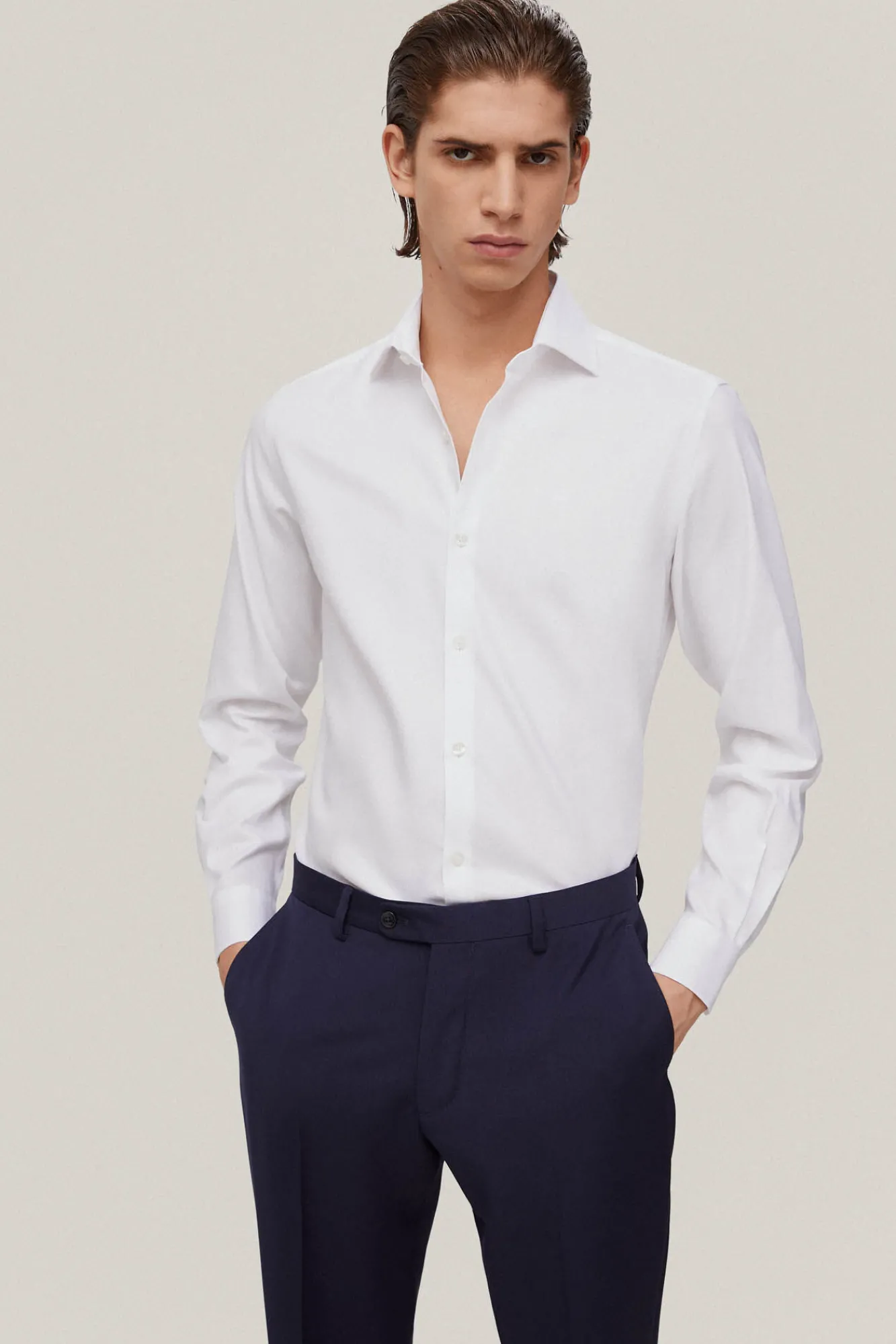 Camisa Vestir Twill Liso Non Iron + Antimanchas^Pedro del Hierro Best
