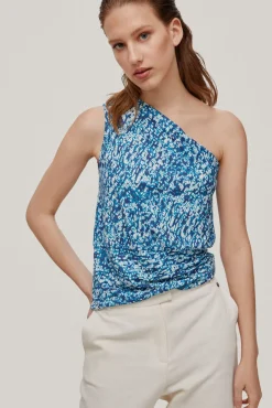 Camiseta Asimetrica Estampada^Pedro del Hierro New
