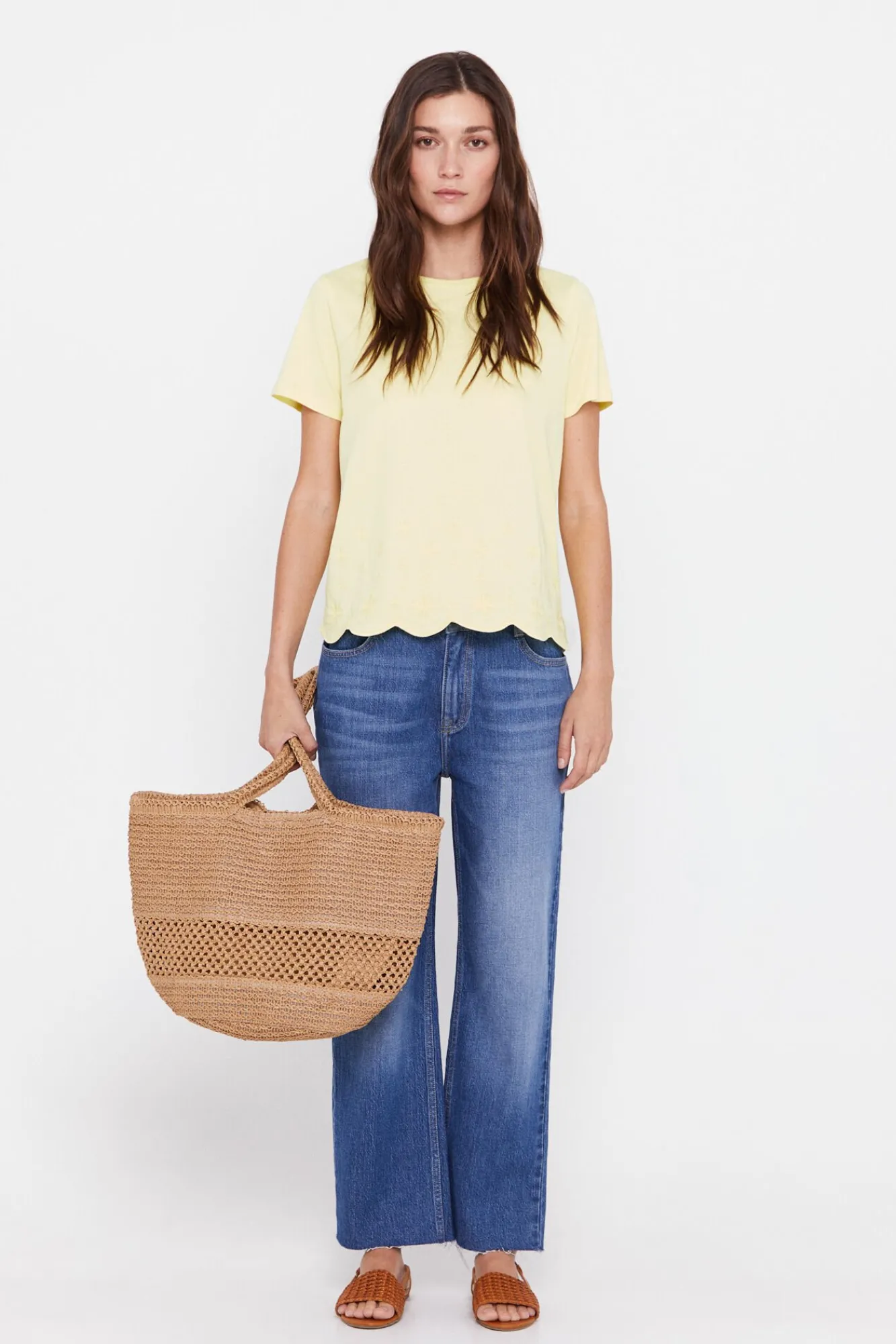 Camiseta Bajo Bordado^Cortefiel Fashion