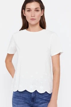 Camiseta Bajo Bordado^Cortefiel Online