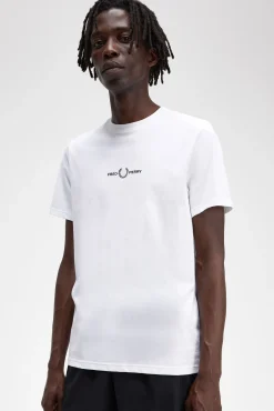 Camiseta Bordada^Fred Perry Fashion