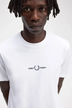 Camiseta Bordada^Fred Perry Fashion