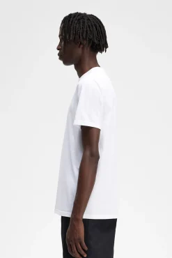 Camiseta Bordada^Fred Perry Fashion