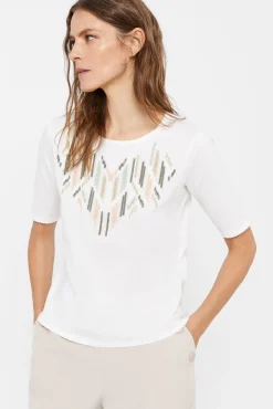 Camiseta Bordado Geometrico^Cortefiel Best Sale