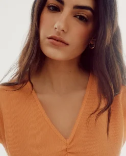 Camiseta Con Frunce^Slowlove Online