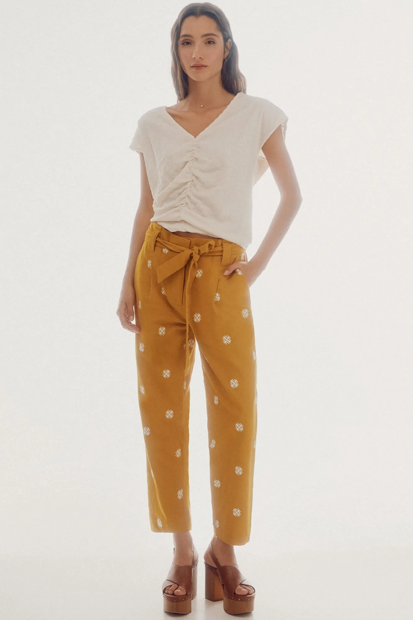 Camiseta Con Frunce^Slowlove Best