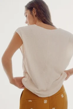 Camiseta Con Frunce^Slowlove Best