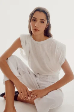 Camiseta Con Hombreras^Slowlove Shop