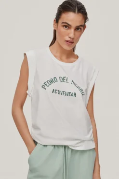 Camiseta Con Logo Y Frunces^Pedro del Hierro Hot