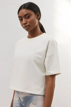 Camiseta Crop Blanca^Dash and Stars Discount
