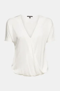 Camiseta Efecto Cruzado Con Tencel™^Esprit Online