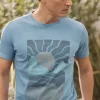 Camiseta Grafica Puesta De Sol Delantero^Ooto Cheap