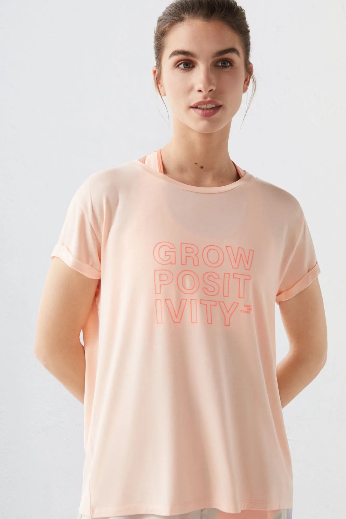 Camiseta Lenzing™ Tencel™ Naranja^Dash and Stars Online
