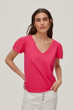 Camiseta Lisa Manga Corta Calado^Pedro del Hierro Shop