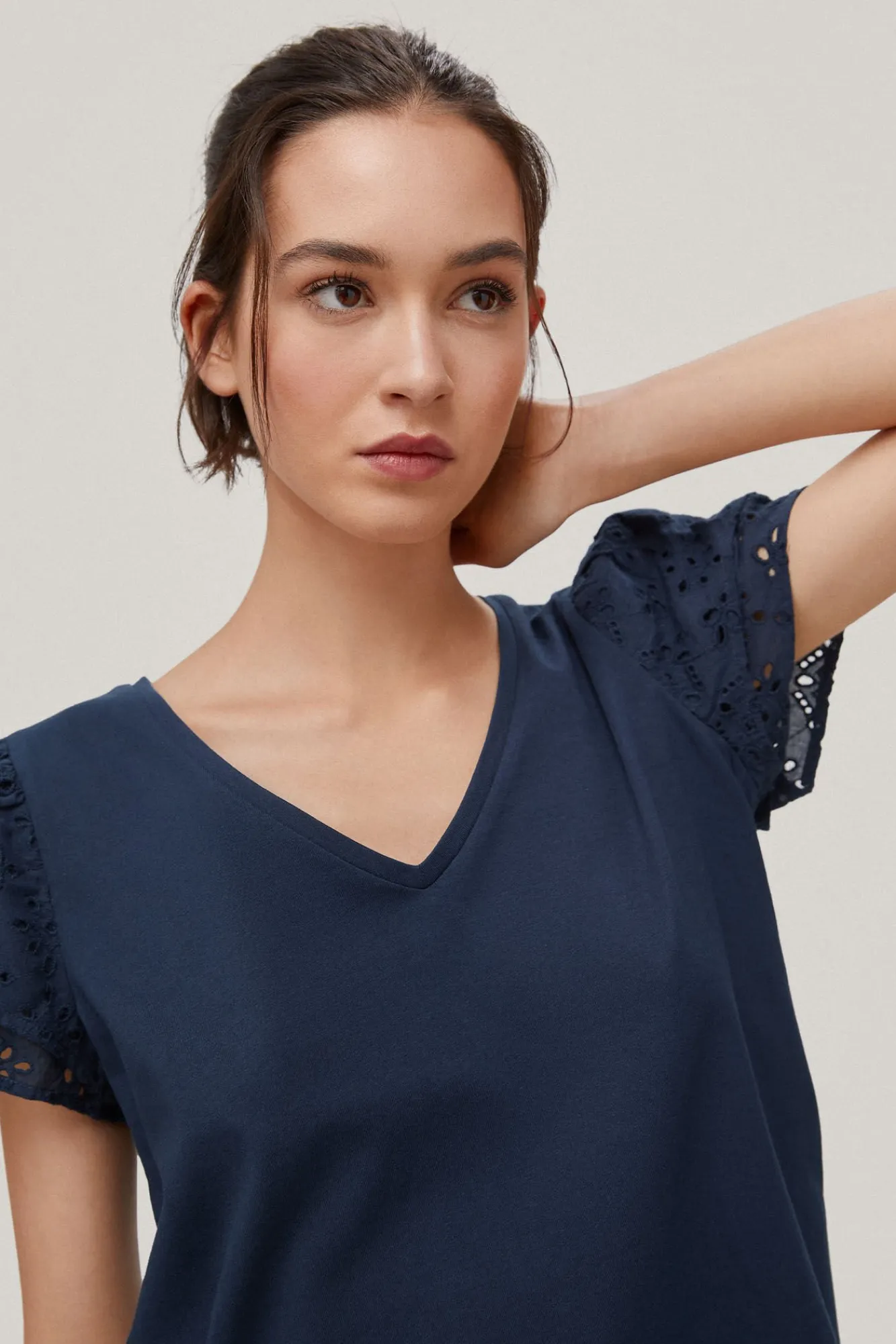 Camiseta Lisa Manga Corta Calado^Pedro del Hierro Hot