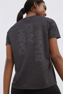 Camiseta Negra Ultraligera^Dash and Stars Shop