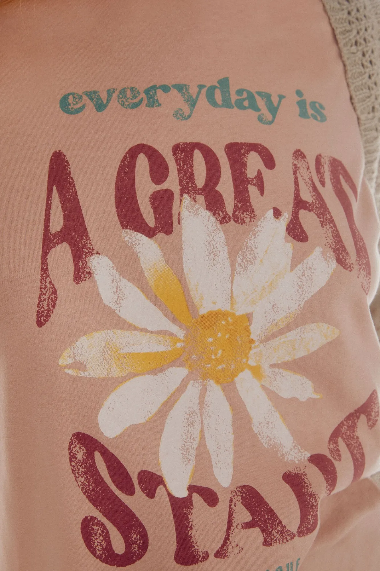 Camiseta Oversize Con Grafico Posicionado^Slowlove Online