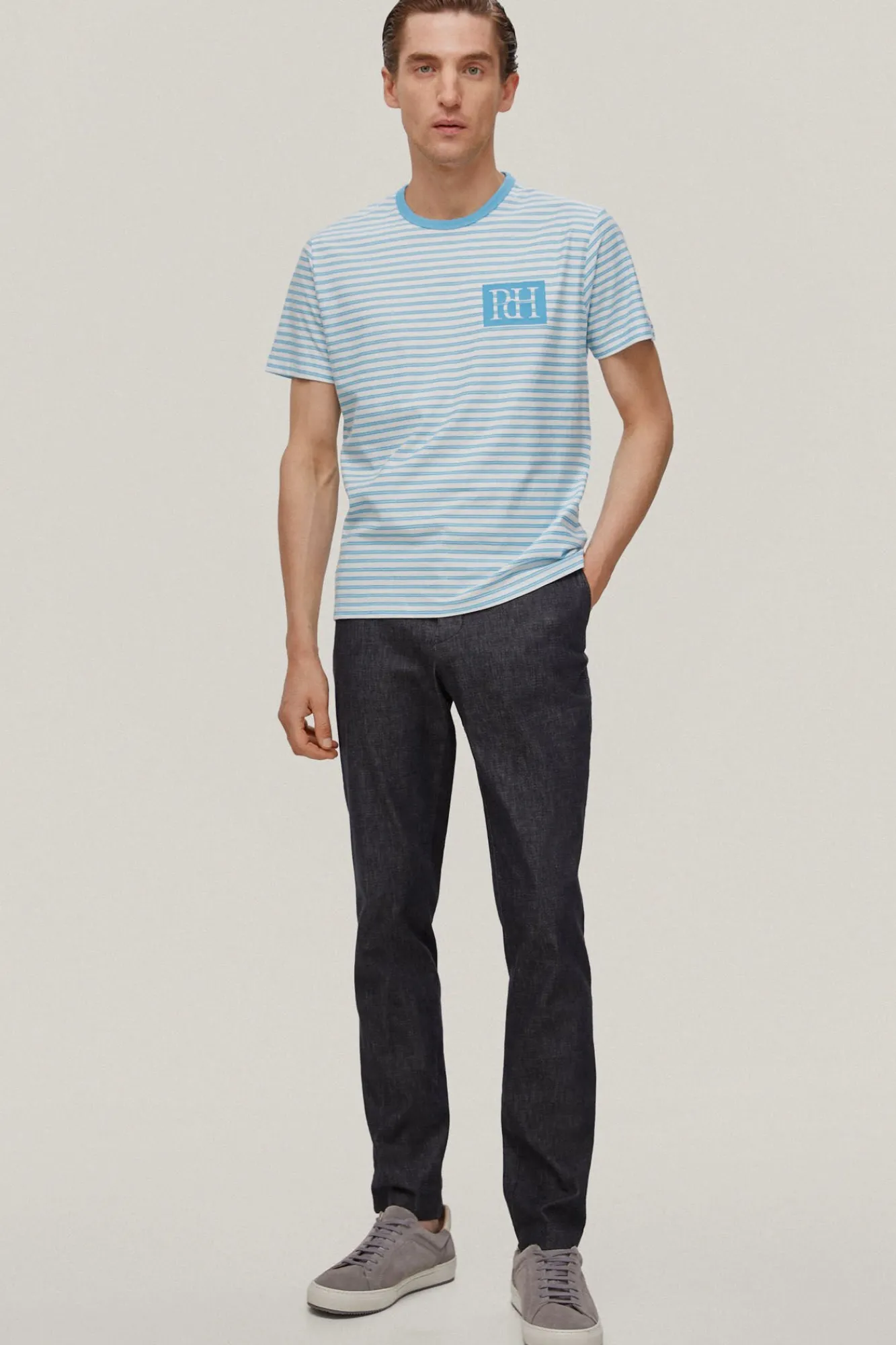 Camiseta Rayas Logo^Pedro del Hierro Store