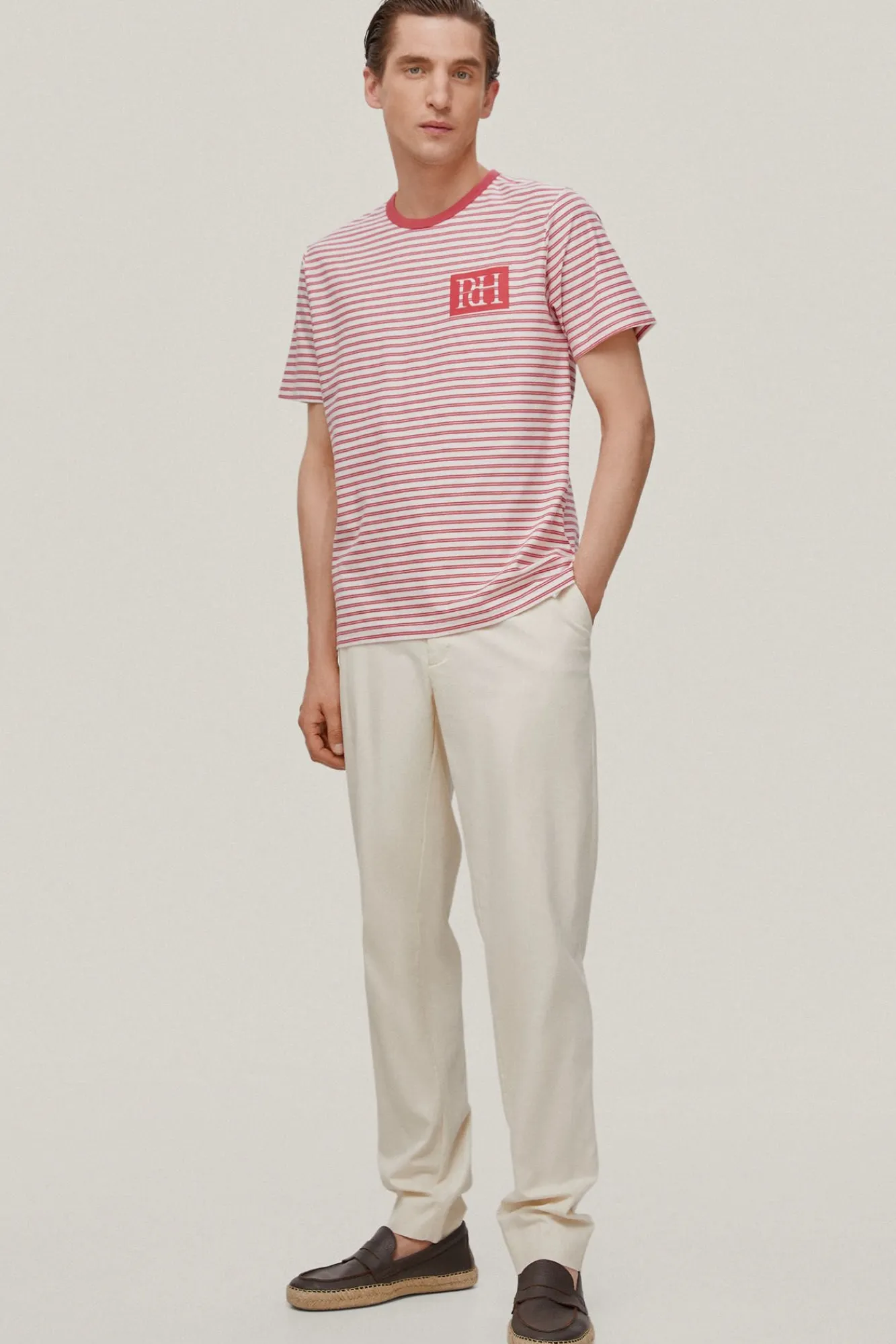 Camiseta Rayas Logo^Pedro del Hierro Cheap